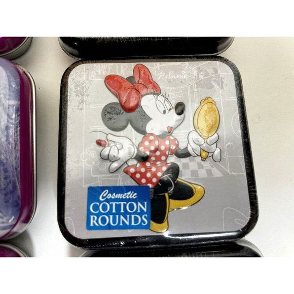 Disney Minnie Mouse Olaf Elsa & Ana Cotton Swabs Travel Tin Lot of 12 new - Picture 9 of 14